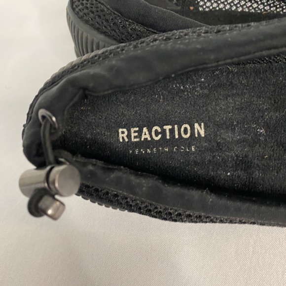 Reaction Kenneth Cole Shoes Black Flats with Draw String Summer Beach Size 8 - Picture 5 of 7